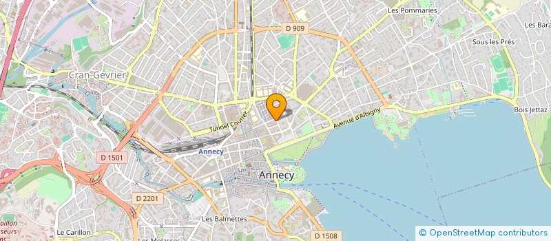localisation de l'entreprise MADAME MARION DEVOUASSOUX à ANNECY