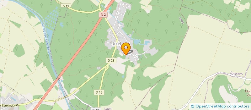 localisation de l'entreprise MADAME MARION DEWEVER-MOREL  URCEL