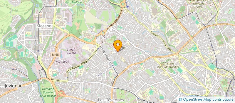 localisation de l'entreprise MADAME MARION DI LIEGRO à MONTPELLIER