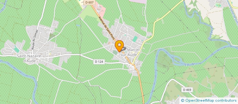 localisation de l'entreprise MADAME MARION DIDIERJEAN  SAINT-MARCEL-SUR-AUDE