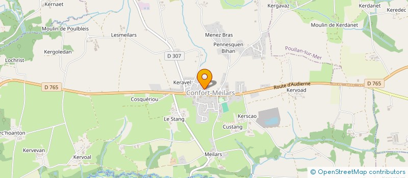 localisation de l'entreprise MADAME MARION DIEUDONNE  CONFORT-MEILARS