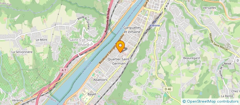 localisation de l'entreprise MADAME MARION DIJOUX  VIENNE