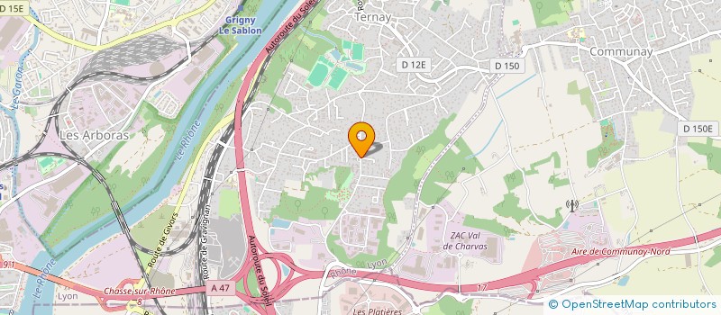 localisation de l'entreprise MADAME MARION DISCHAMPS  TERNAY