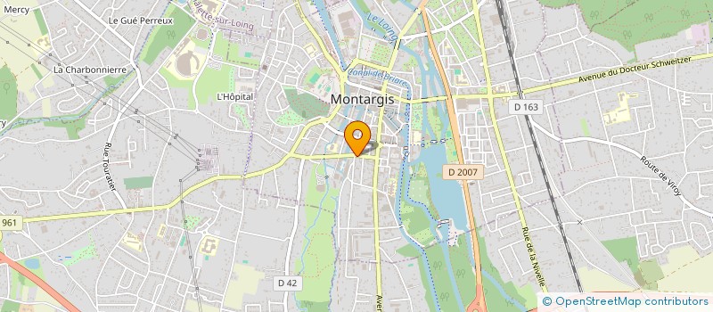 localisation de l'entreprise MADAME MARION DONY à MONTARGIS