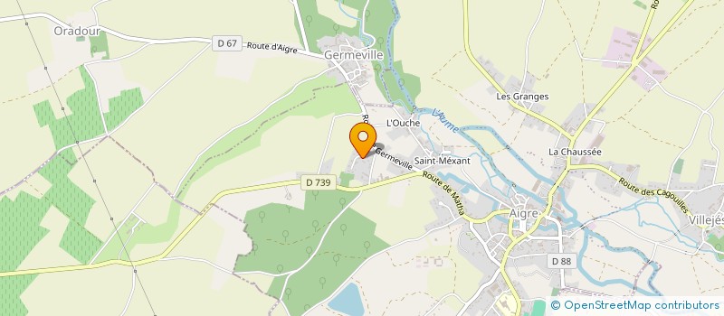 localisation de l'entreprise MADAME MARION DOUBLET  AIGRE