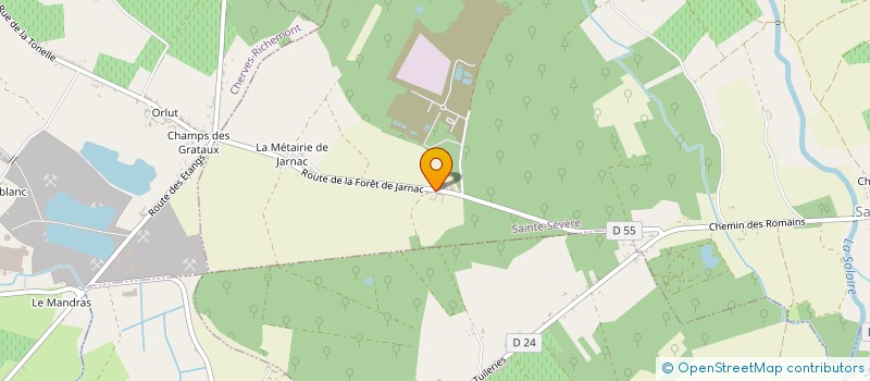localisation de l'entreprise MADAME MARION DRUELLE à SAINTE-SEVERE