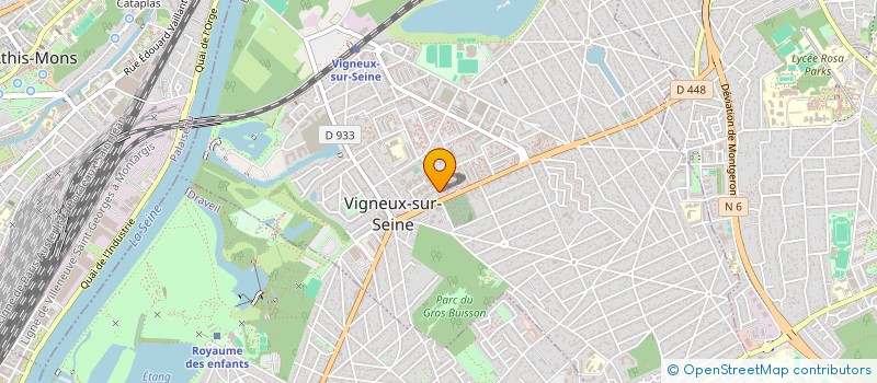 localisation de l'entreprise MADAME MARION DUBARRY à VIGNEUX-SUR-SEINE