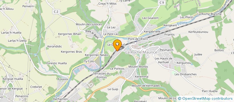 localisation de l'entreprise MADAME MARION DUBOIS  LA ROCHE-MAURICE