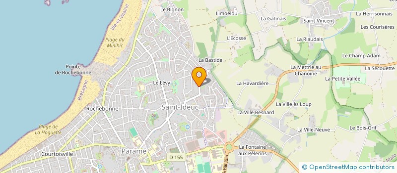 localisation de l'entreprise MADAME MARION DUBOIS WYSS  SAINT-MALO