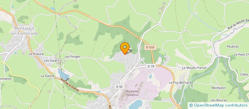 localisation de l'entreprise MADAME MARION DUBOISSET à SAINT-ELOY-LES-MINES