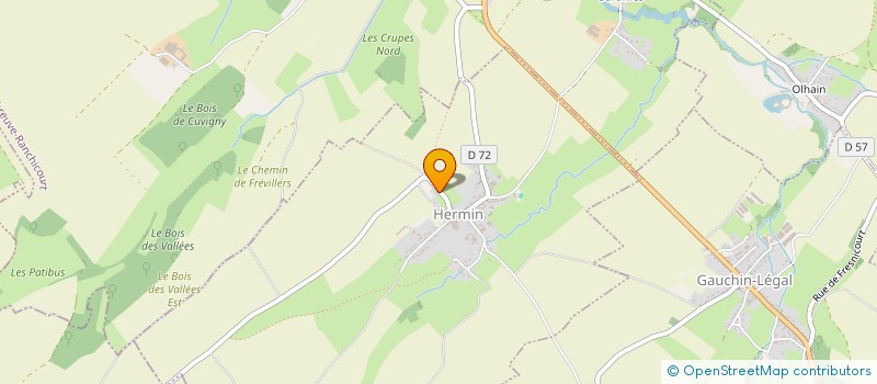 localisation de l'entreprise MADAME MARION DUCHATEAU  HERMIN