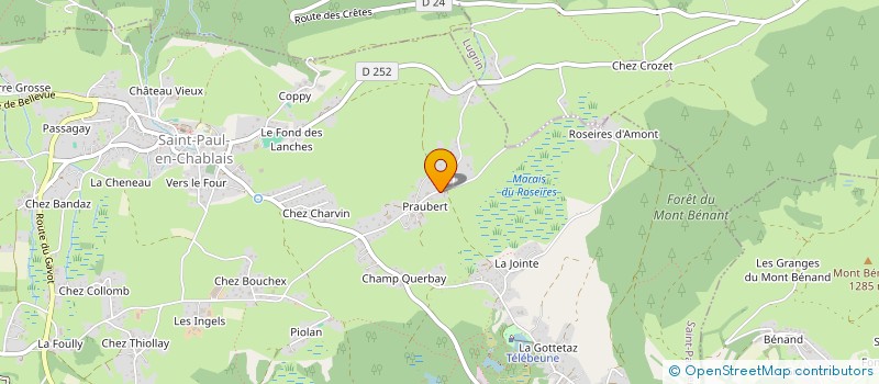 localisation de l'entreprise MADAME MARION DUCRET  SAINT-PAUL-EN-CHABLAIS