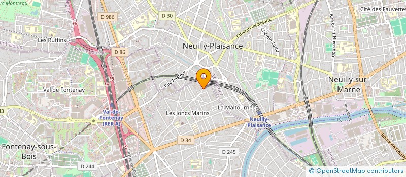 localisation de l'entreprise MADAME MARION DUFAY  LE PERREUX-SUR-MARNE