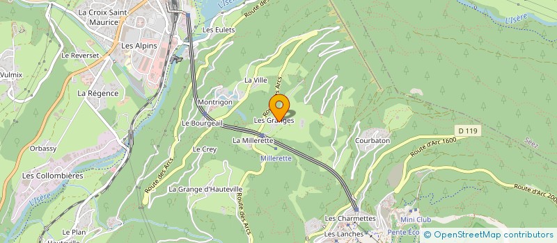 localisation de l'entreprise MADAME MARION DUFFOURNET  BOURG-SAINT-MAURICE