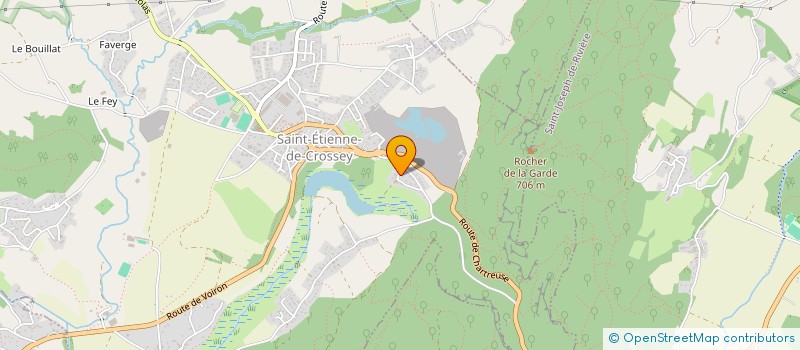 localisation de l'entreprise MADAME MARION DUFFY  VOIRON