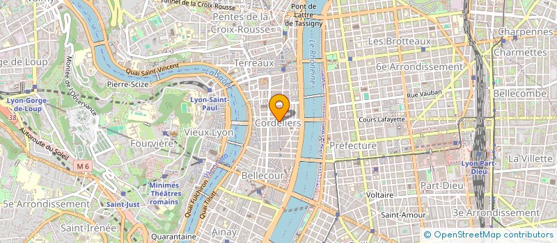 localisation de l'entreprise MADAME MARION DUFRENNE à LYON