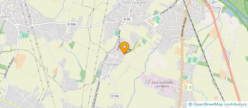 localisation de l'entreprise MADAME MARION DUGAS  VILLATE