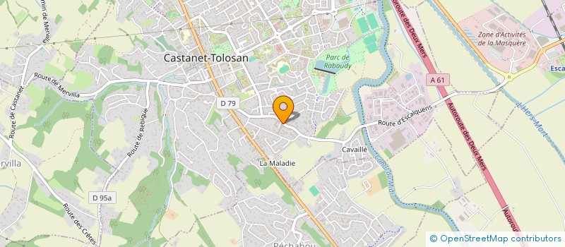 localisation de l'entreprise MADAME MARION DUMAS à CASTANET-TOLOSAN