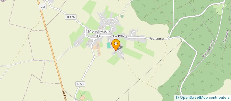 localisation de l'entreprise MADAME MARION DUMONT  MONCHY-SUR-EU