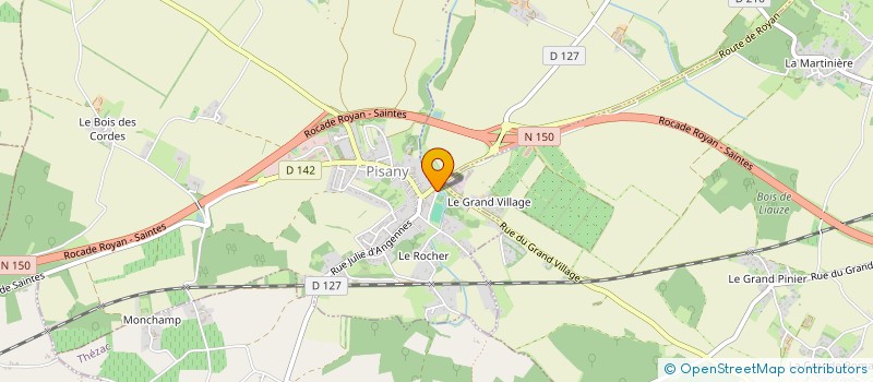 localisation de l'entreprise MADAME MARION DUPEUX  PISANY