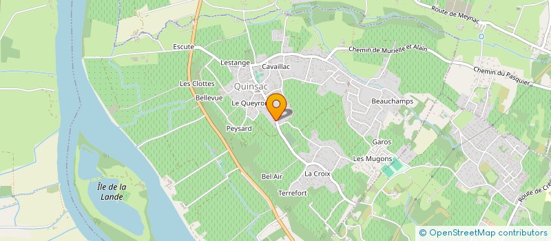 localisation de l'entreprise MADAME MARION DUPLAN  QUINSAC