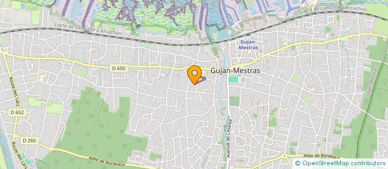 localisation de l'entreprise MADAME MARION DUPRAT à GUJAN-MESTRAS