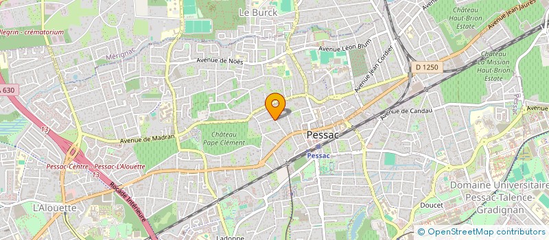 localisation de l'entreprise MADAME MARION DUPRAT à PESSAC