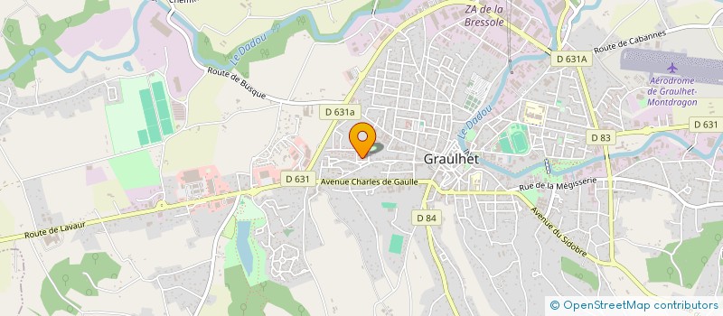 localisation de l'entreprise MADAME MARION DUPRE  GRAULHET