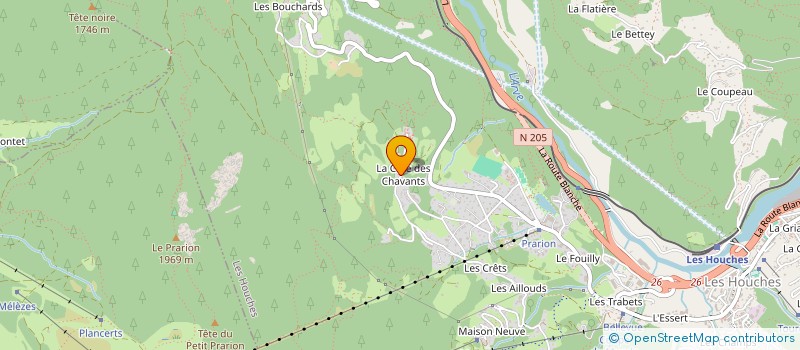 localisation de l'entreprise MADAME MARION DUPUY à LES HOUCHES