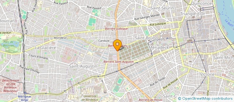 localisation de l'entreprise MADAME MARION DUQUENOY  BORDEAUX