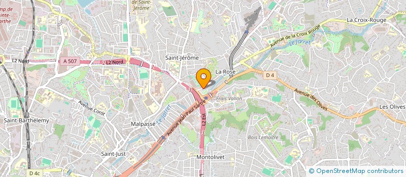 localisation de l'entreprise MADAME MARION DUQUEROUX  MARSEILLE