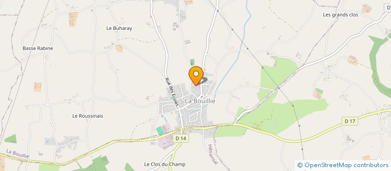 localisation de l'entreprise MADAME MARION DURAISSAY à LA BOUILLIE