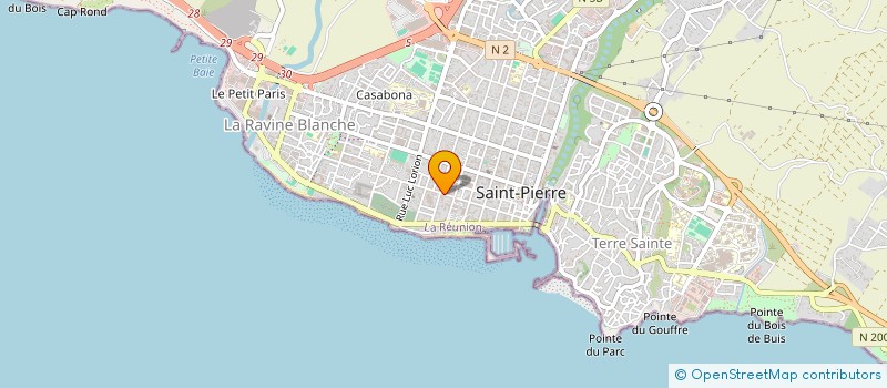 localisation de l'entreprise MADAME MARION DURAND à SAINT-PIERRE