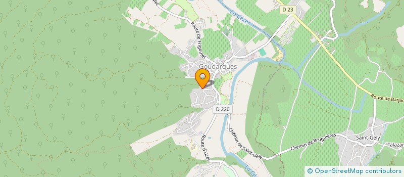 localisation de l'entreprise MADAME MARION DUROU  GOUDARGUES