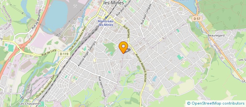 localisation de l'entreprise MADAME MARION DUROY à MONTCEAU-LES-MINES