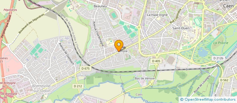 localisation de l'entreprise MADAME MARION DUTERTRE à CAEN