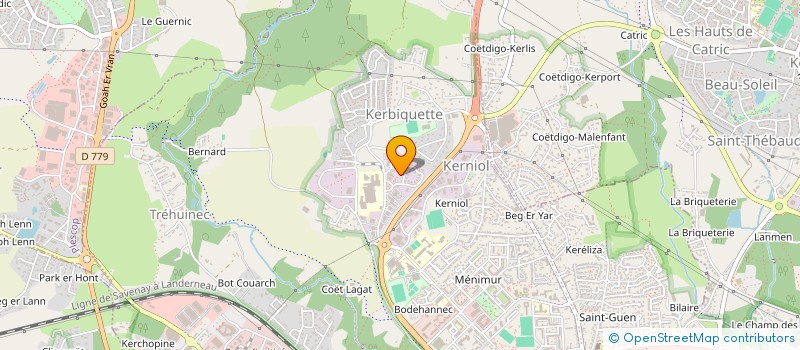 localisation de l'entreprise MADAME MARION DUTREY à VANNES