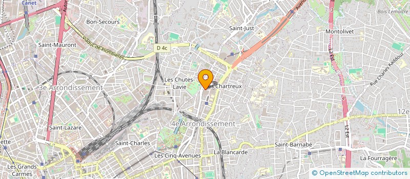 localisation de l'entreprise MADAME MARION DUVANT  MARSEILLE 4EME