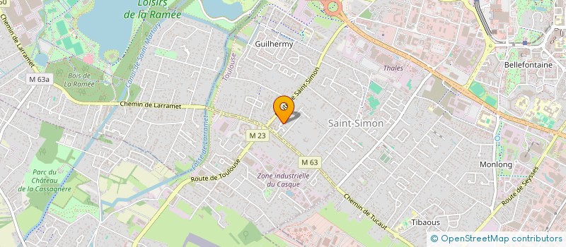 localisation de l'entreprise MADAME MARION ECHEVERZ à TOULOUSE