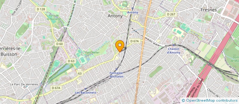 localisation de l'entreprise MADAME MARION-ELENA BLASCU à ANTONY