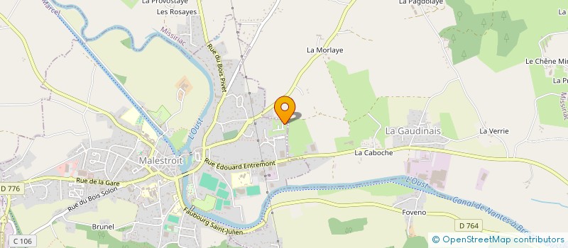 localisation de l'entreprise MADAME MARION ENGEL  MALESTROIT