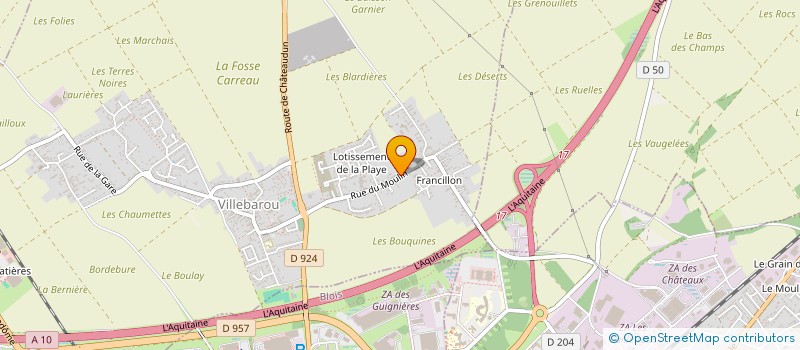 localisation de l'entreprise MADAME MARION EON  VILLEBAROU