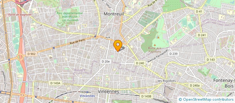 localisation de l'entreprise MADAME MARION ESQUERRE à MONTREUIL