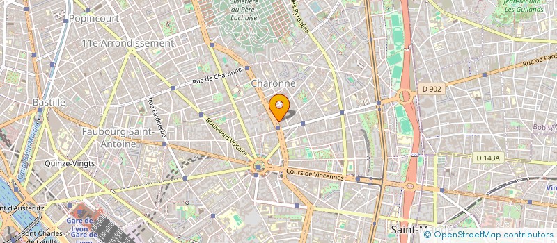 localisation de l'entreprise MADAME MARION EUDELINE  PARIS