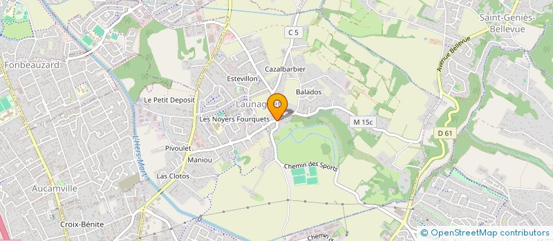 localisation de l'entreprise MADAME MARION EUSTATHOGLOU  LAUNAGUET