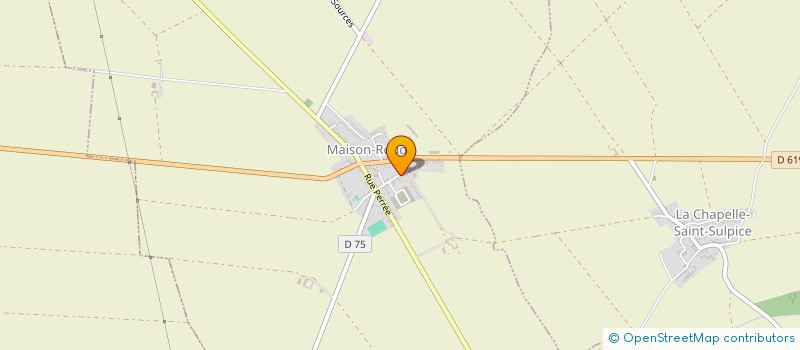 localisation de l'entreprise MADAME MARION FABRE  MAISON-ROUGE