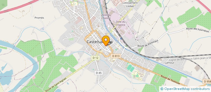 localisation de l'entreprise MADAME MARION FABRE  CASTELSARRASIN