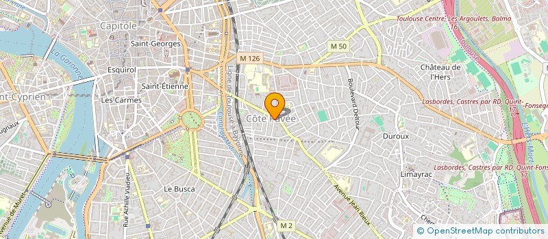 localisation de l'entreprise MADAME MARION FABRE à TOULOUSE