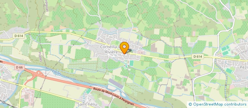 localisation de l'entreprise MADAME MARION FABRE  CORNEILLA-LA-RIVIERE