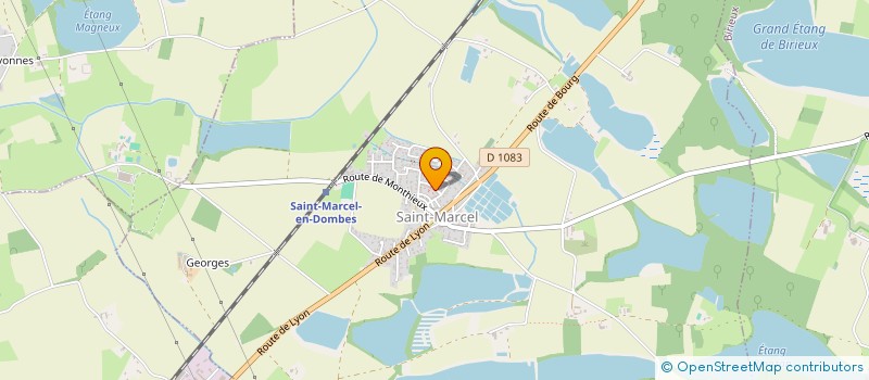 localisation de l'entreprise MADAME MARION FABRE  MONTLUEL